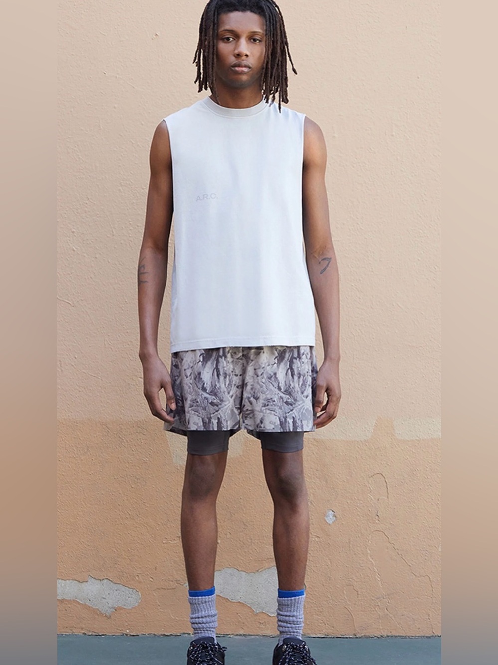 PacSun A.R.C. Active Tree Camo Mesh Running Shorts Mens Size L - NWT
